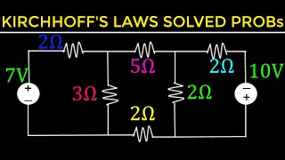 17  Kirchhoff's Current and Voltage Laws (Solved Examples)