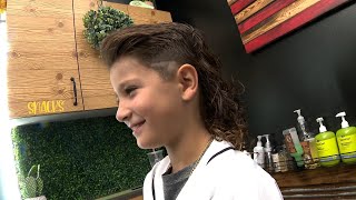 Nashville Boy Battling it Out in USA Mullet Championships