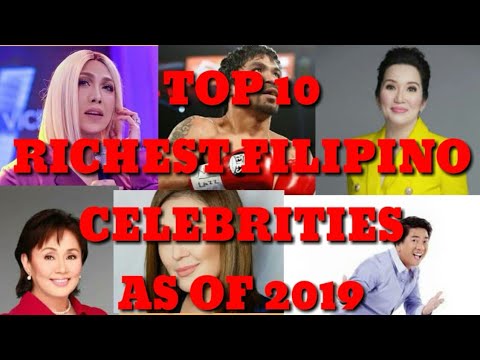 TOP 10 RICHEST FILIPINO CELEBRITIES IN 2020 | RICHEST PINOY CELIBRITY