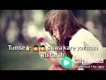 Tum gaye gham nahi ankh ye nam nahi whatsapp status