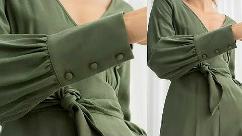 Cuff sleeves design cutting stitching /How to make button cuff Sleeves /button cuff Sleeves design