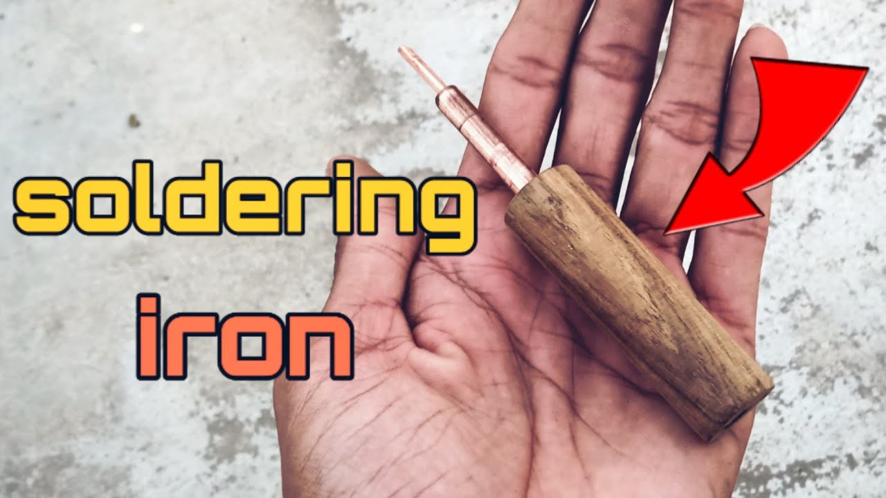 How To Make 12V DC Soldering Iron At Home Mini Soldering iron By CreativeShivaji YouTube