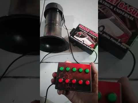 Klakson Telolet Basuri Elektrik + Speaker