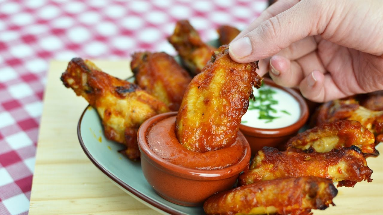 Buffalo Chicken Wings - Baked Buffalo Hot Wings Recipe - YouTube.