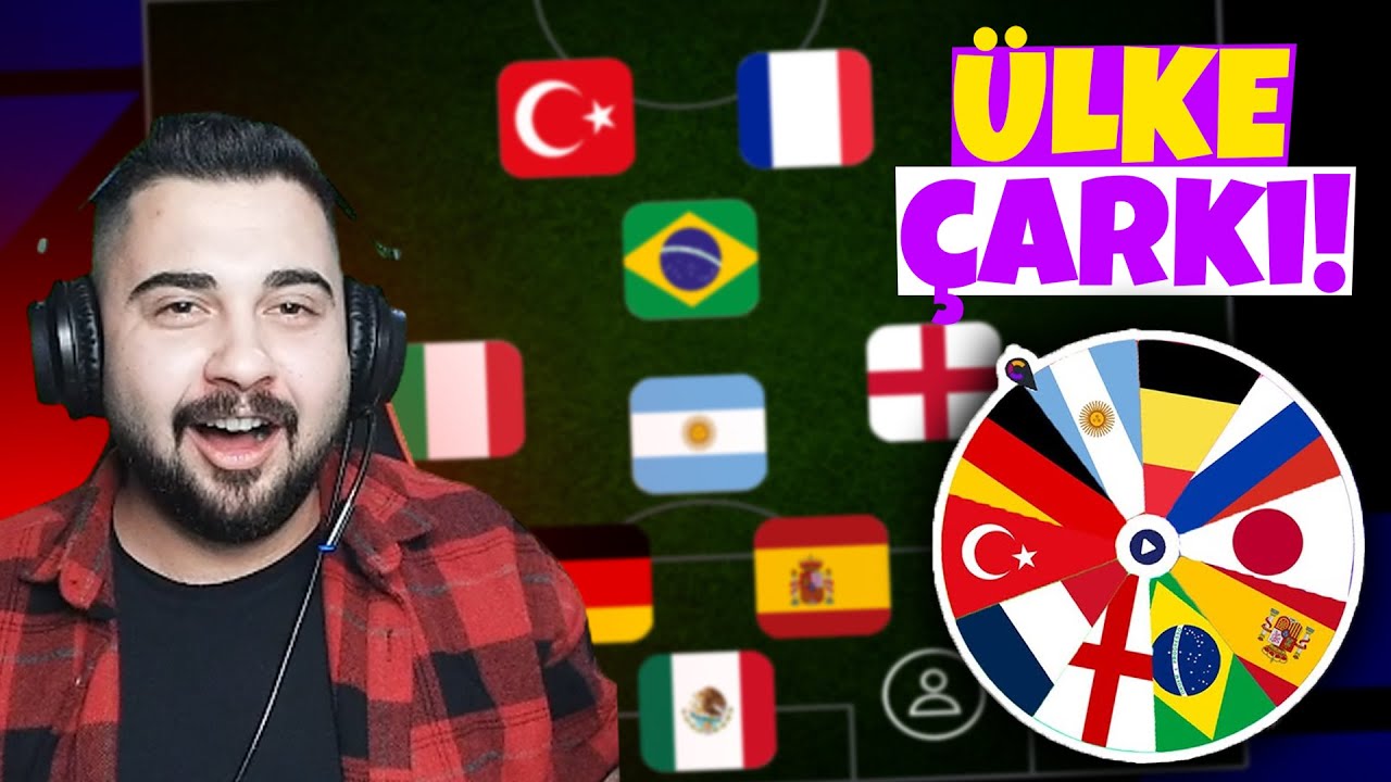 ÇARKIN ŞEÇTİĞİ ÜLKEYE GÖRE KADRO KURDUM! 🎲 KAYBEDERSEM 3 EPİK SİLERİM! eFootball Mobile 2025