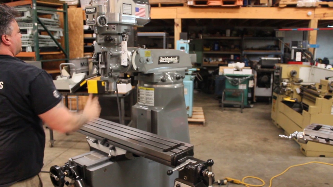 Lot 36 Bridgeport Hardinge Milling Machine YouTube