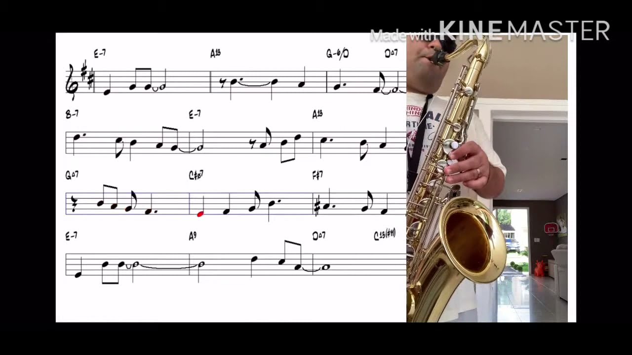 Fly me to the Moon Bart Howard 1954 Tenor Sax YouTube