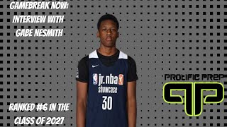 Gamebreak Now Podcast: Interview with Gabe Nesmith #6 player in 2027 Forward Prolific Prep