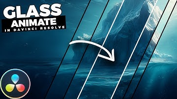 How To ANIMATE Glass BARS In Davinci Resolve