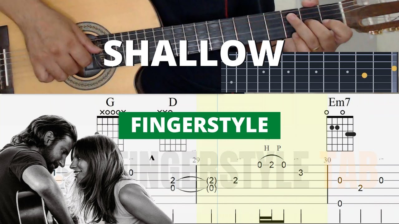 SHALLOW / INTERNACIONAL / FINGERSTYLE TAB / COVER INSPIRAÇÃO / JOSUÉ