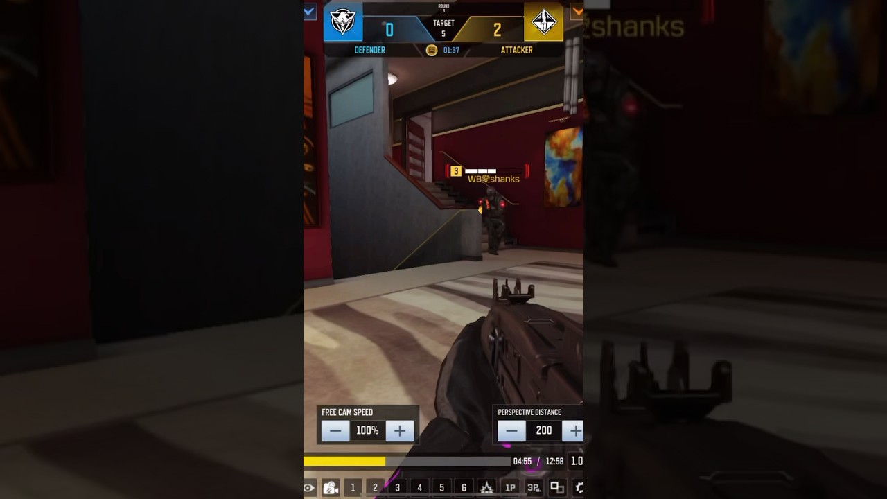 AIM😳 #codm #shorts