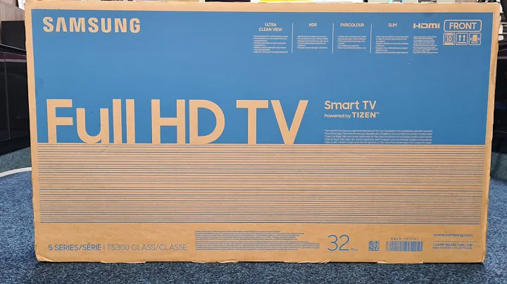 Samsung 2020 32T5300 32" Series 5 Smart TV Unboxing, Setup and Demo Videos,