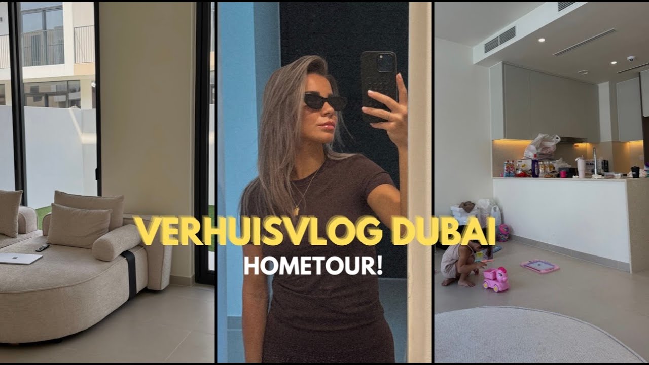 VERHUIZEN IN DUBAI, HOMETOUR, ONZE EERSTE MEUBELS, ELIF ZIEK 🏡😱 #38