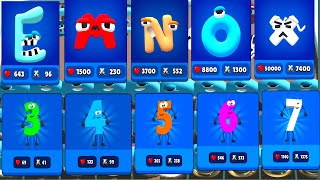 Merge 'ALPHABET LORE & ALPHABET NUMBER' Run - Merge Battle's ⭐⭐⭐⭐⭐⭐ abcdewxyz & 0123456789