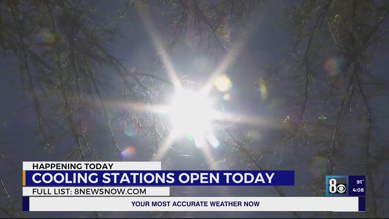 Cooling stations open around Las Vegas valley - YouTube