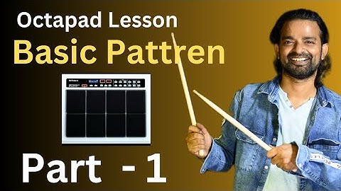 Octapad Basic Rhythm Practice for beginners  || Part - 1  || Free Octapad lesson