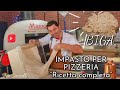 Pizza Napoletana IMPASTO CON BIGA (Per Pizzeria) Ricetta Completa