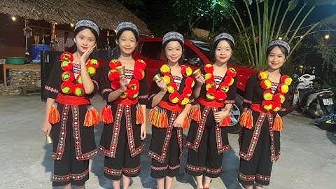 múa dân tộc Dao đỏ/tiếng chuông trên bản Dao/clb Hà Lâm