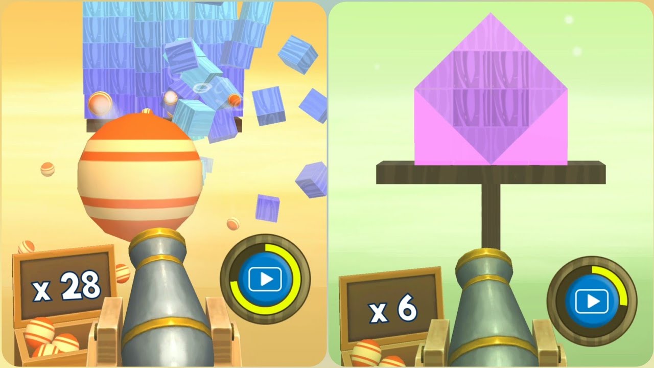 Knock Balls Throw Balls (Level 1,2&3) Gameplay 1 YouTube