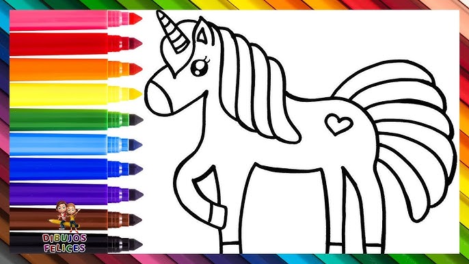 Cómo Dibujar Un Unicornio 🦄 Dibuja y Colorea Un Lindo Unicornio 🦄❤️🌈 Dibujos Para Niños - YouTube c-mo-dibujar-un-unicornio-dibuja-y-colorea-un-lindo-unicornio-dibujos-para-ni-os-youtube