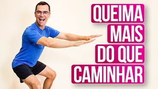 🔥 QUEIMA MAIS CALORIAS que 1 HORA de CAMINHADA NA RUA | Caminhada em casa 15 min | Aurélio Alfieri