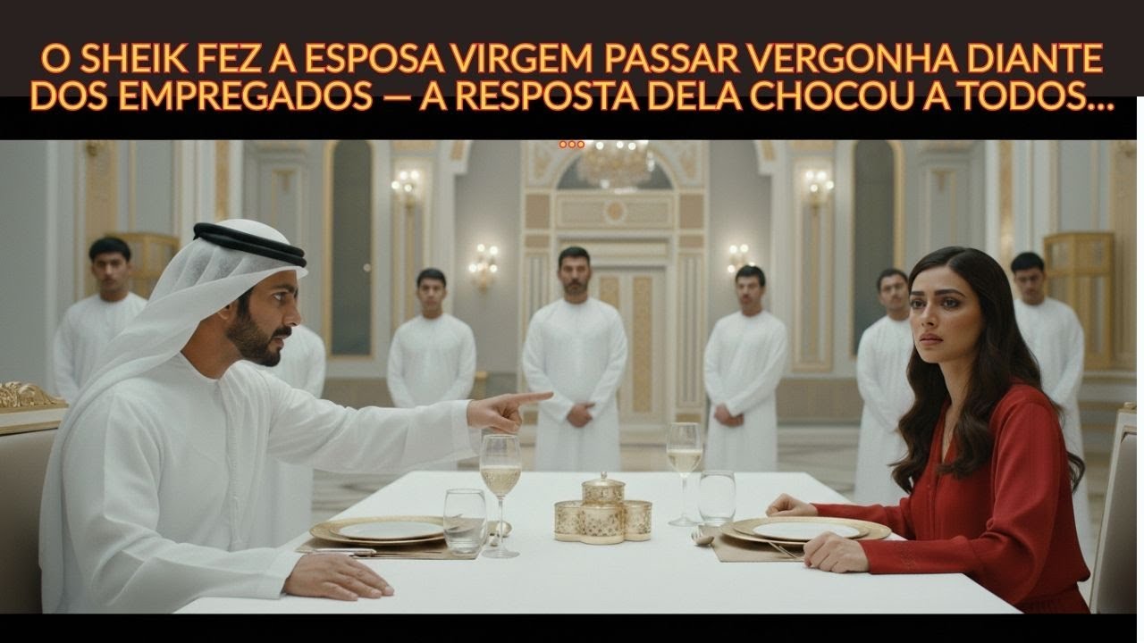 O SHEIK FEZ A ESPOSA VIRGEM PASSAR VERGONHA DIANTE DOS EMPREGADOS — A RESPOSTA DELA CHOCOU A TODOS