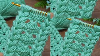 You will love the Tunisian crochet headband in a very easy rice grain pattern #crochet #knitting