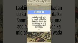 Iska Caabinta Biimaal Ee Ciidankii Gumaystaha Talyaaniga Waxay Socotay 12 Sano Oo Xidhiidh Ahaa.