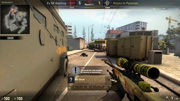 CS GO POV   NiP f0rest vs Team X overpass @ ESL Pro League S4