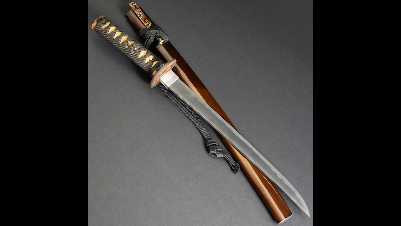 03901 ANTIQUE NIHONTO JAPANESE KATANA SWORD WAKIZASHI SUKESADA 祐