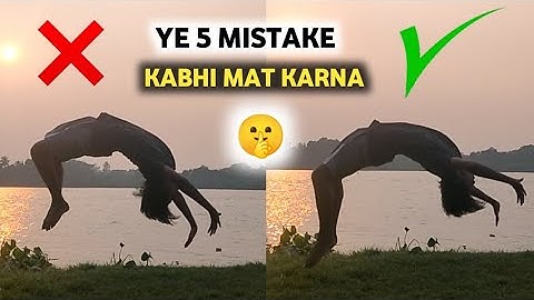5 biggest mistake of back handspring ❌ don