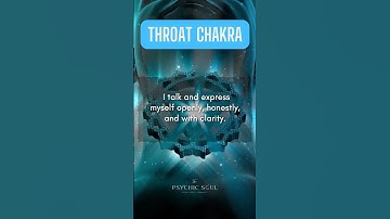 Throat Chakra Affirmations | I TALK, I LISTEN