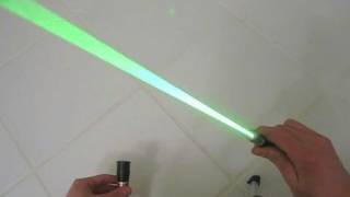 DIY: How to Modify a Green Laser Pointer into a Burning Laser