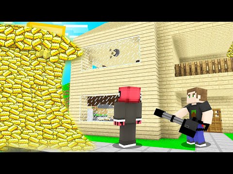 ALTIN TSUNAMİ VS EV! 🌊 - Minecraft
