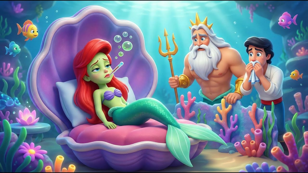 This Moment Changes Ariel Forever. Can King Triton Help Ariel? | The Little Mermaid Animation 💔🌊
