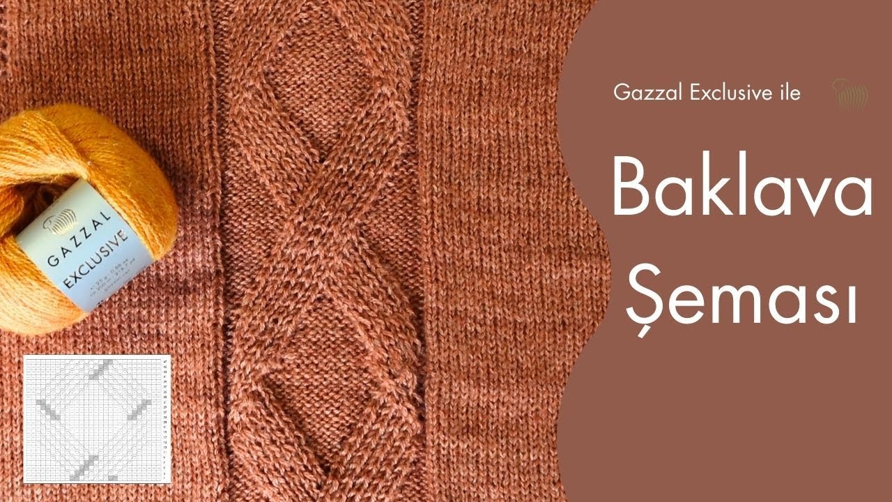 Baklava Motifi Nasıl Örülür? | Şema Okuma & Kaydırma Teknikleri