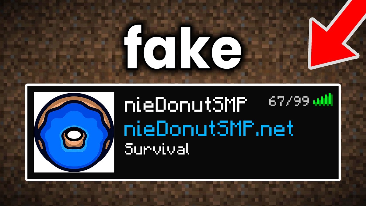 Zrobiłem FAKE Serwer DONUT SMP