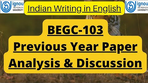 BEGC-103 Previous Year Question Paper Analysis / IGNOU December TEE Exams