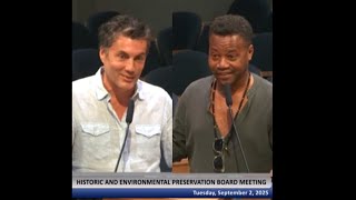 State Rep. Fabián Basabe and Cuba Gooding Jr. Rally to Save the Coconut Grove Playhouse