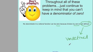 Section 8 3 Graphing Rational Functions   PART I Redone