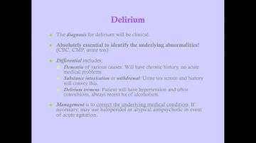 Neurocognitive Disorders - CRASH! Medical Review Series