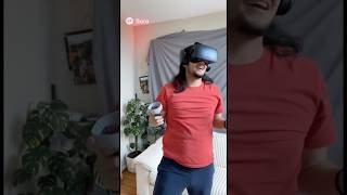 💪🔥 Sebz be like Quick VR Workout! Arms on Fire! That Was Wild! ⚡️🕺🏽#vrworkout #funnyvr