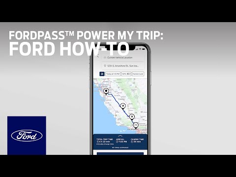 Ford Mustang Mach-E: FordPass™ Power My Trip | Ford How-To | Ford