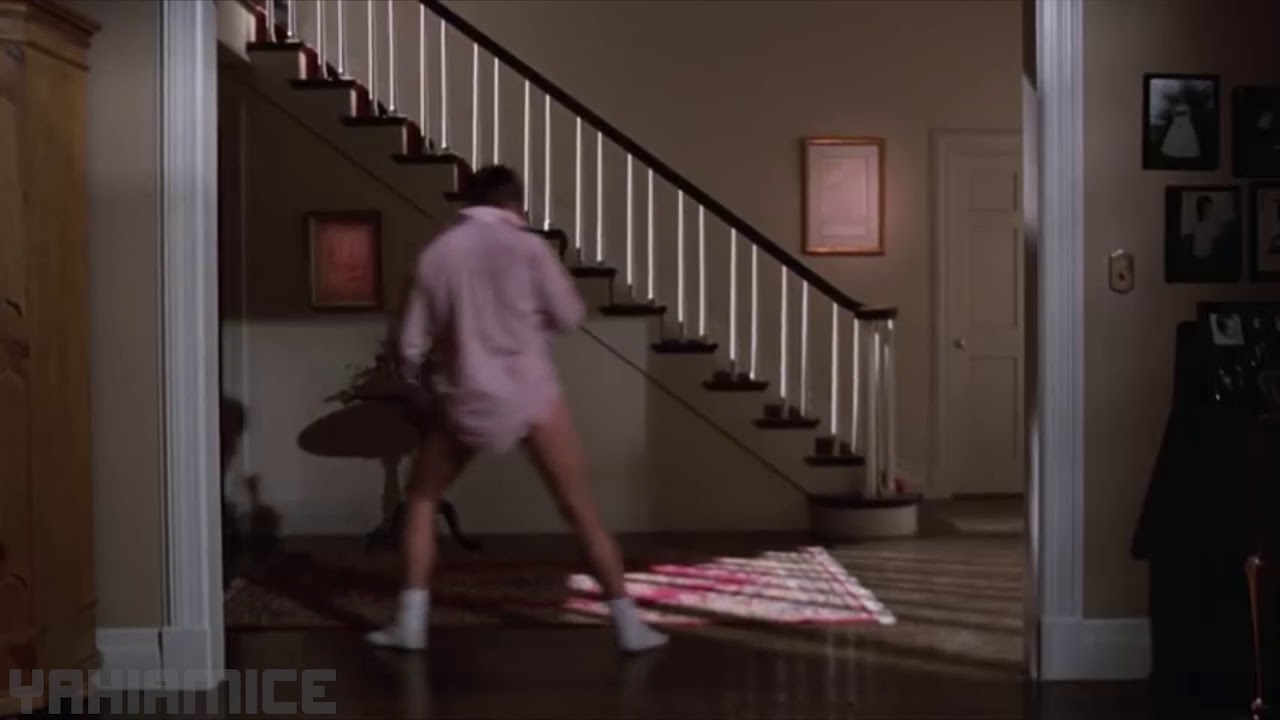 Tom Cruise Sliding Across The Floor In Risky Business But He Keeps