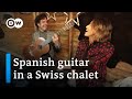Pablo sinz villegas spanish guitar in a swiss chalet  with alondra de la parra
