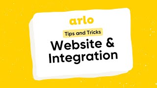 Tips & Tricks Website Set Up & Integrations