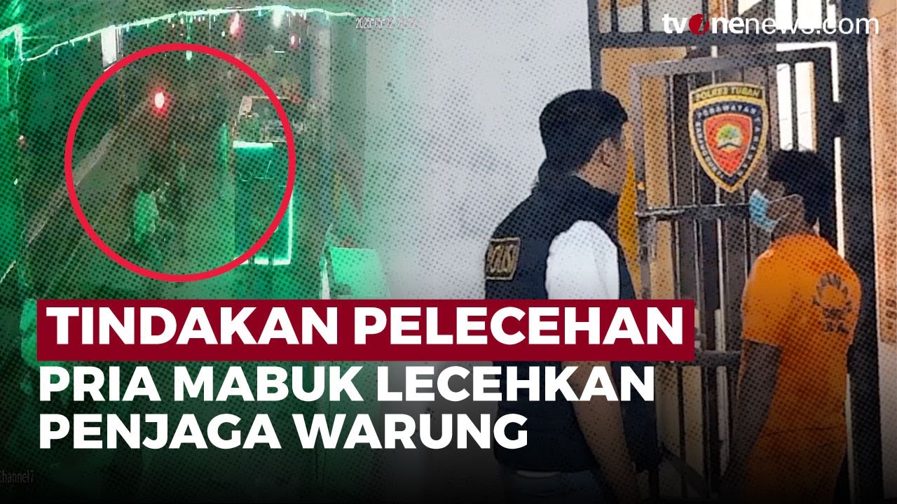 Aksi Bejat Terekam CCTV! Pria Paruh Mabuk Begal Payudara Penjaga Warkop | OneNews Update