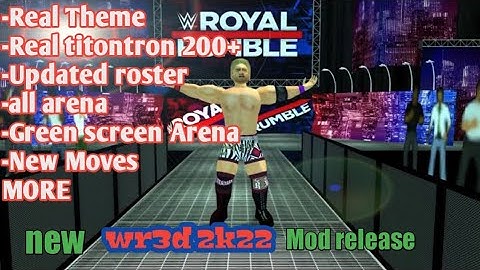 New Wr3d 2k22 mod released!!|| DOWNLOAD LINK