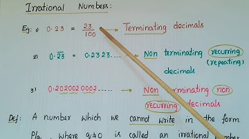 what are Irrational numbers? Sum,difference,product and division(quotient )of two Irrational Numbers