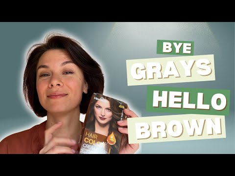 1‑Minute Hair Color Cream for Gray Hair | Natural Brown Color Cream for Men & Women